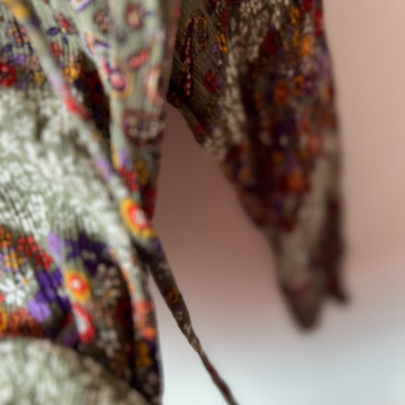 Everleigh Multicolor Bohemian Blouse S - Picture 7 of 8